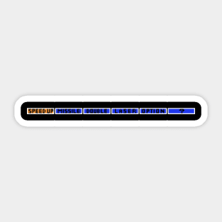 Gradius HUD Sticker